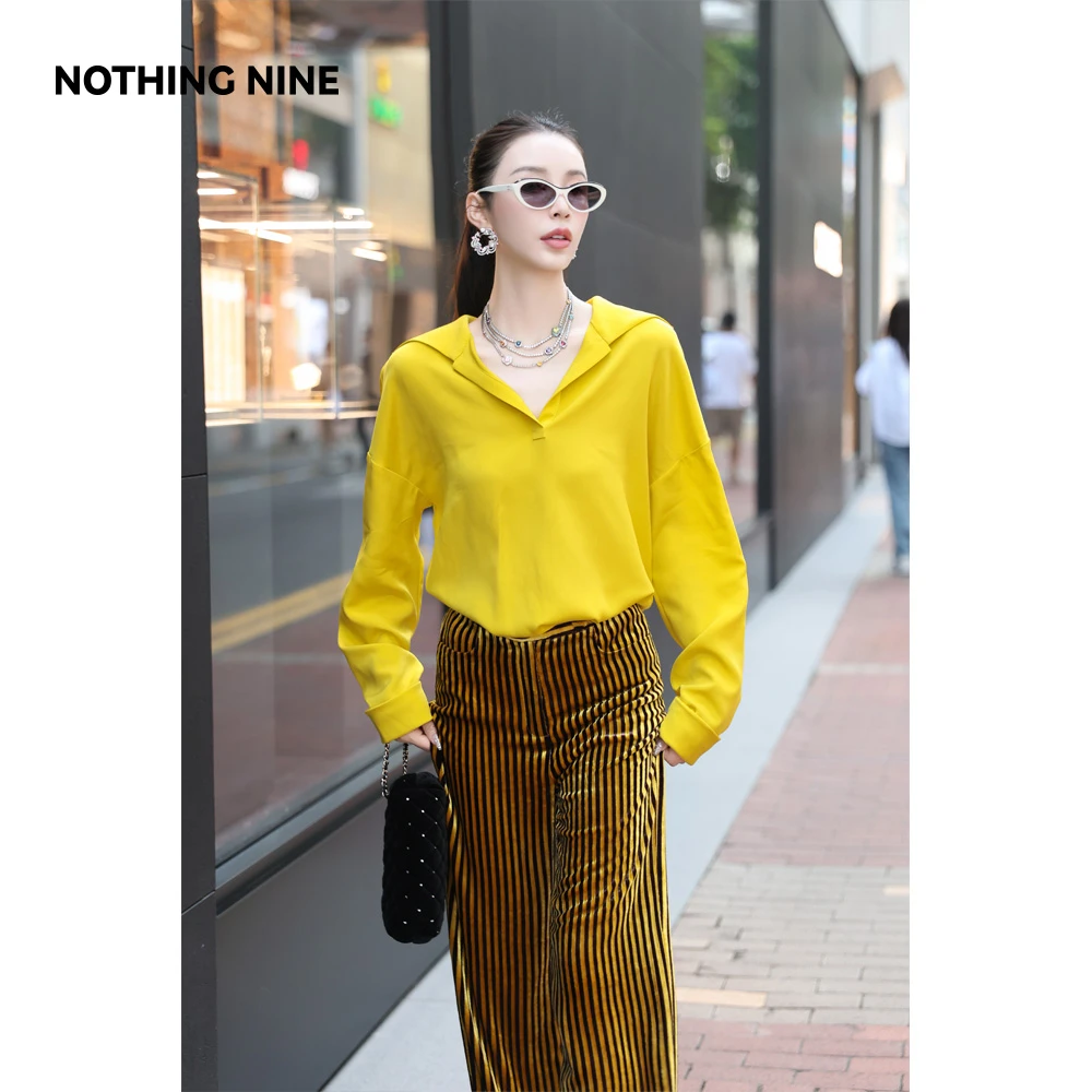 NOTHING NINE 芙乐洱纯色上衣