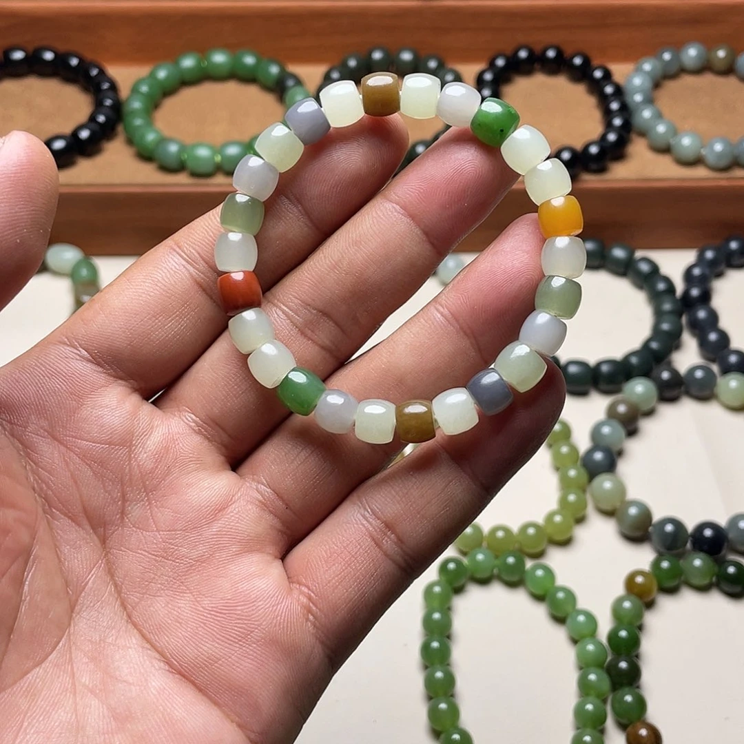 和田玉未镶嵌手串