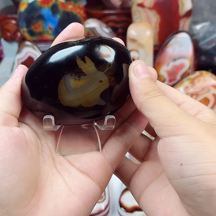 未镶嵌耳饰玛瑙/玉髓