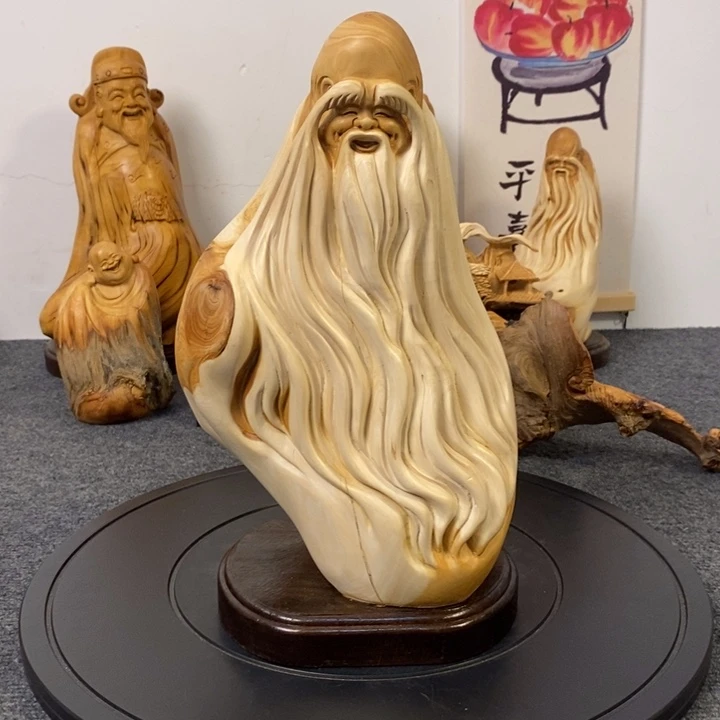 柏木（崖柏）寿星公摆件