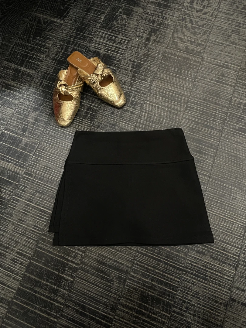 大气元（裤裙）夏季设计感侧开叉休闲裤裙