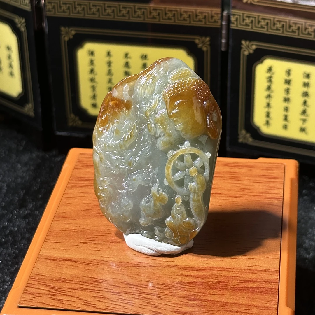 6157-天然翡翠-佛魔一念