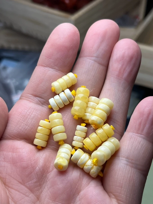 精品俄料蜜蜡精工隔片6+mm