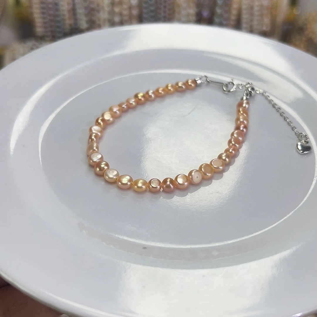 淡水珍珠手绳钛钢