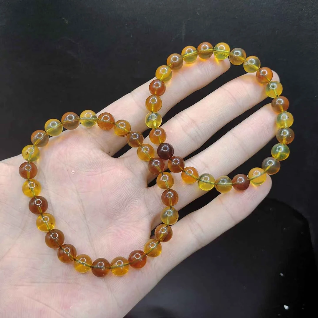 【老三珠宝】紫罗兰琥珀单圈手串K2【多样性发其一】约7mm