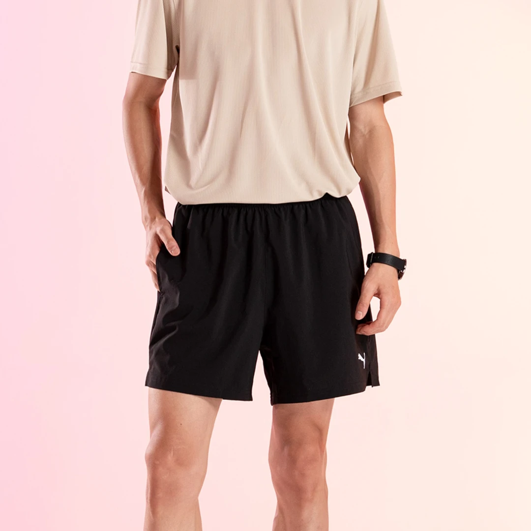 PUMA彪马男子梭织短裤2025秋季新款运动裤休闲跑步五分裤527369