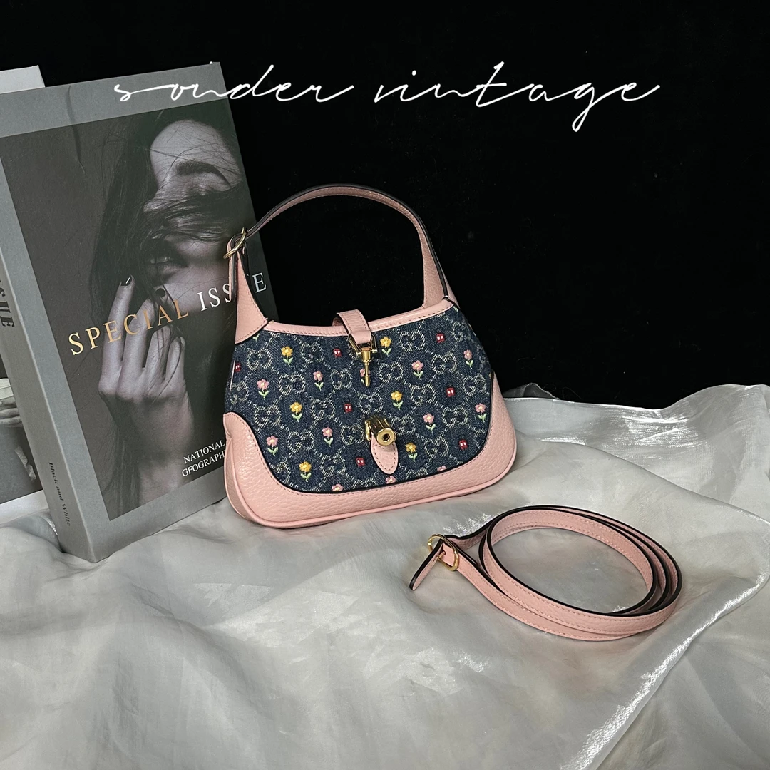95新 GUCCI/古驰 gucci斜挎包jackie mini号