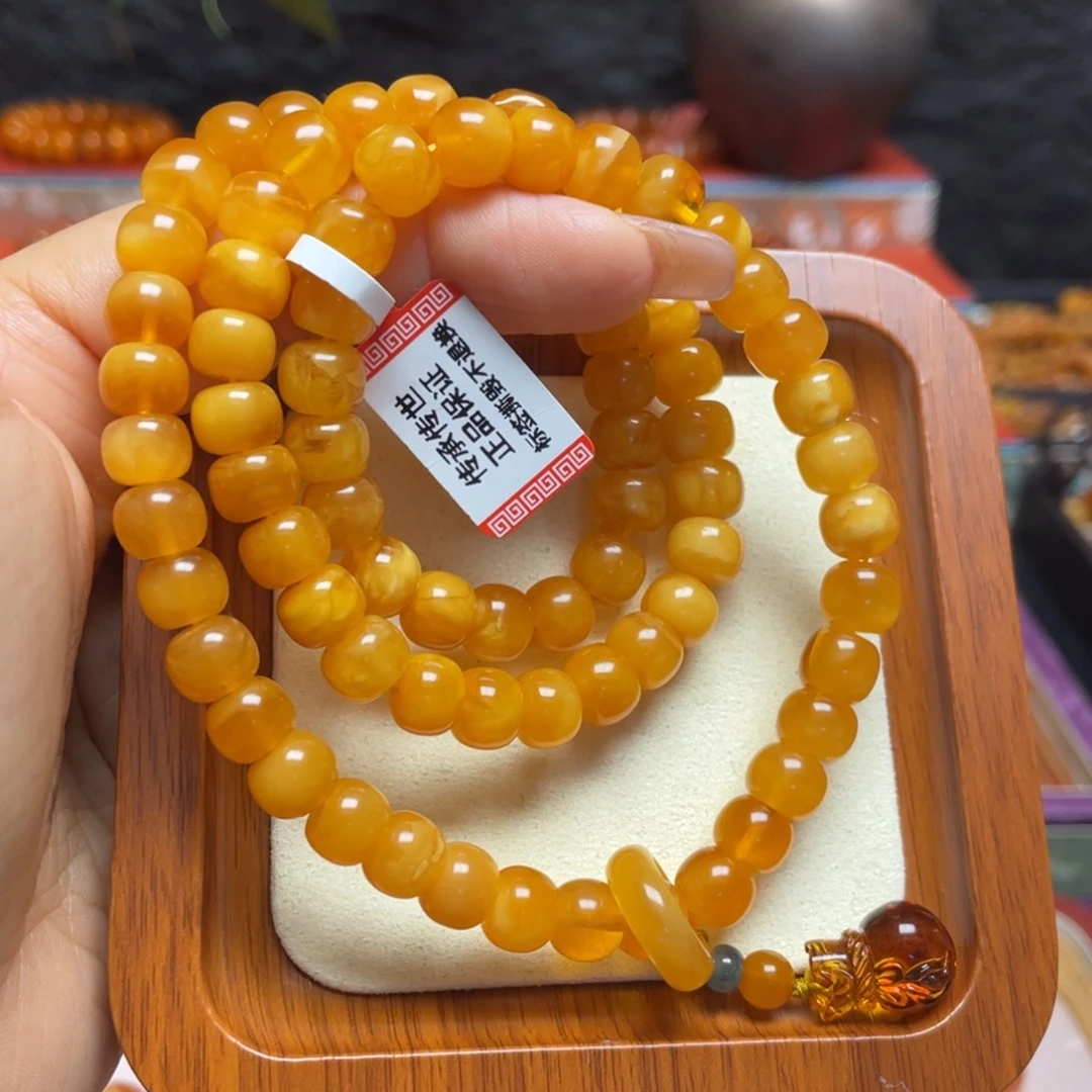 蜜蜡未镶嵌手链手串