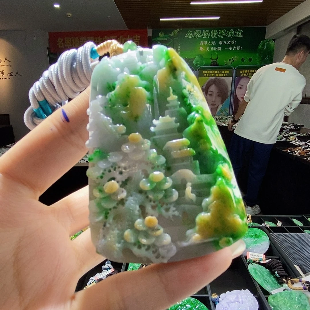 颈饰未镶嵌翡翠翡翠