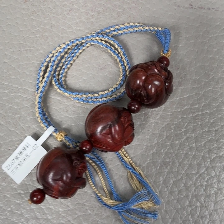 手串/手链小叶紫檀Z667紫檀琴料三不猴