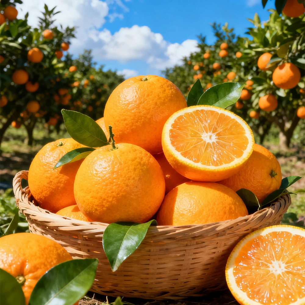 正宗江西赣南脐橙9-10斤新鲜现摘当季脐橙产地直发整箱