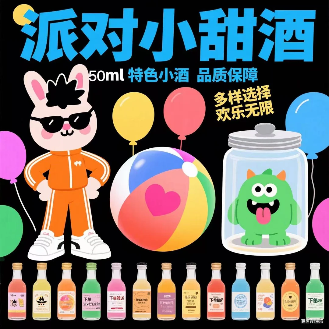 【菜鸟局】拍1拆8 正品便利店调酒威士忌伏特加洋酒小酒50ml