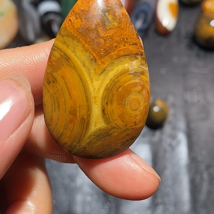 泡***麻玛瑙/玉髓合金颈饰