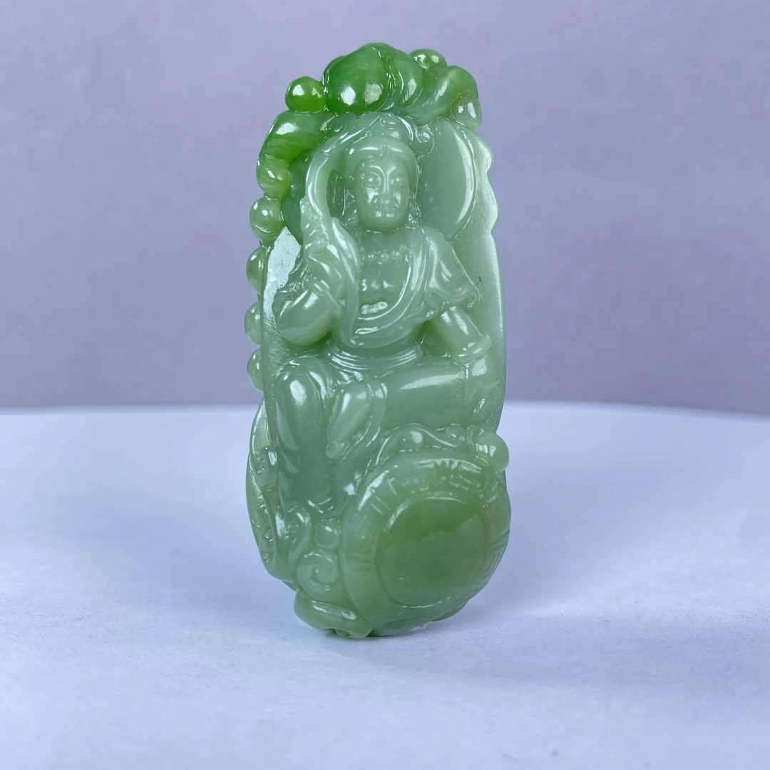 C192 和田玉清莲渡云海