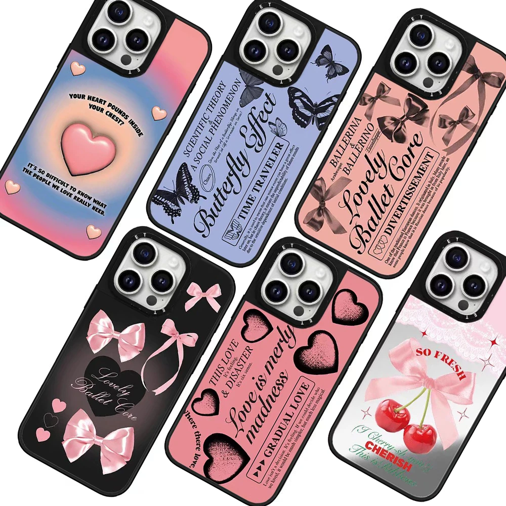 【复古情人限定镜面】CASE潮牌苹果14Promax手机壳iPhone13