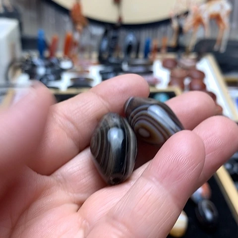 玛瑙/玉髓颈饰合金平*