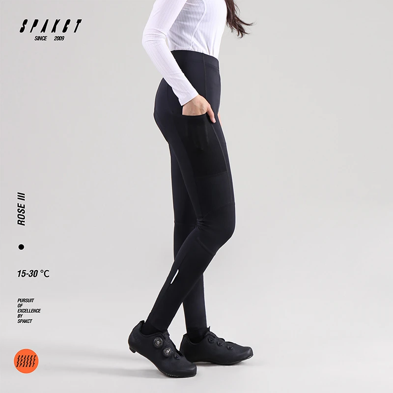 思帕客2025新品春夏季女子骑行长裤侧口袋双口袋骑行裤运动户外