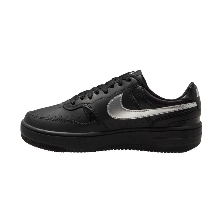 NIKE/耐克复古女款经典黑银板鞋低帮运动潮鞋休闲鞋HQ1674-001