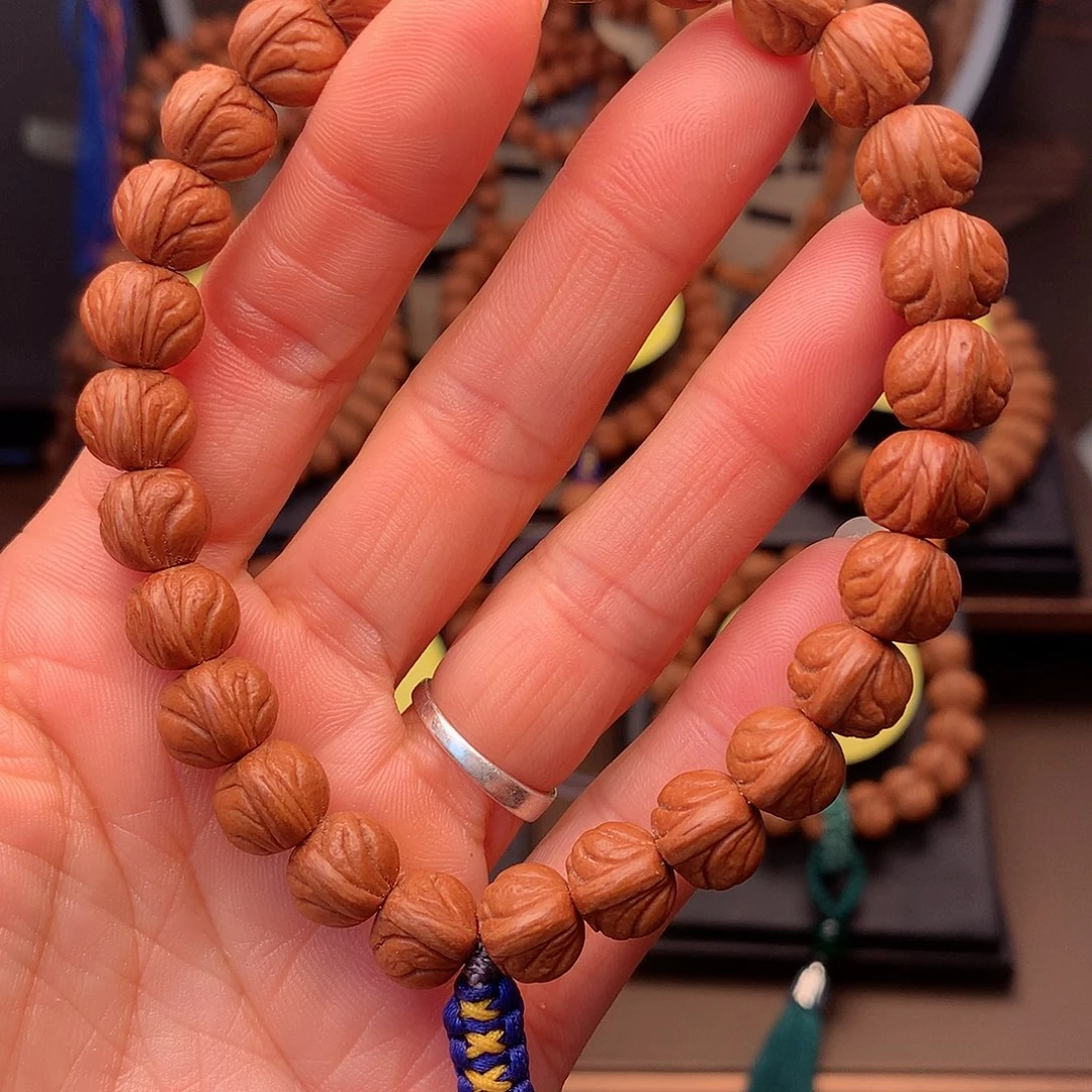 桃核手串—**—野生玉龙脊11