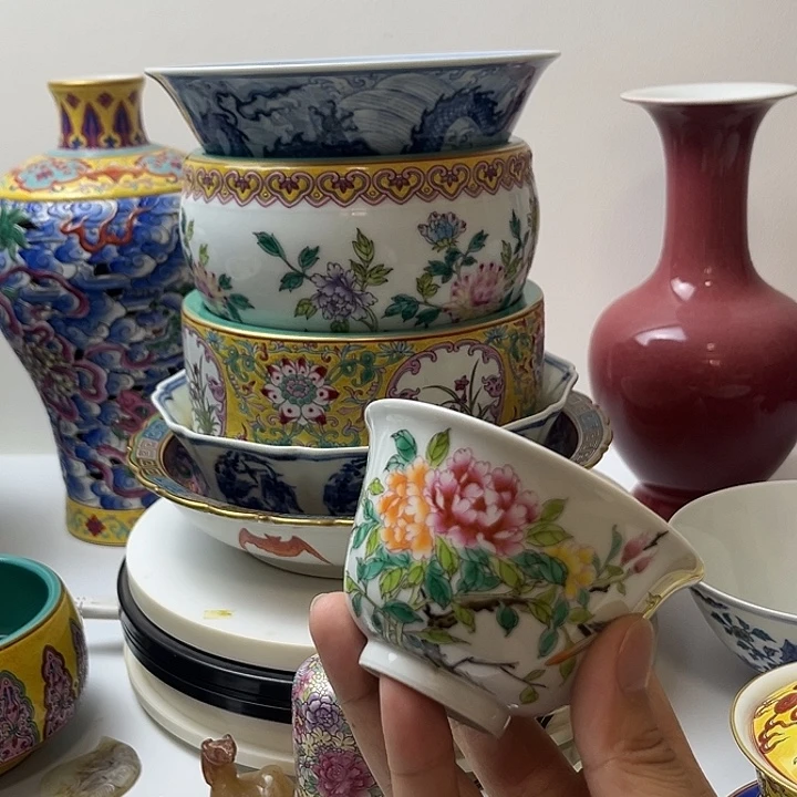 冷***冷摆件珐琅彩 珐琅彩 杯