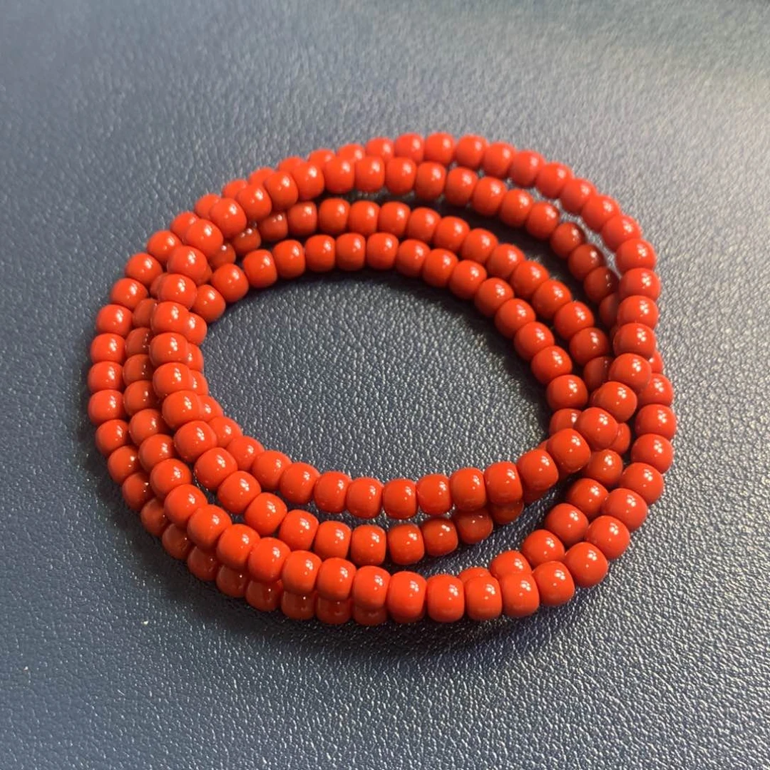 南红玛瑙锦红老型多圈未镶嵌保山原矿南红