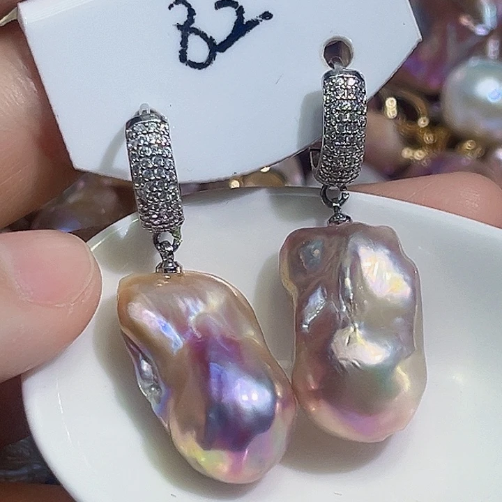 未镶嵌耳饰淡水珍珠