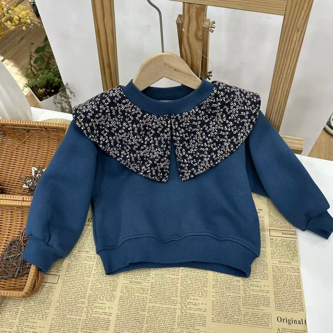 7050冬季中童加绒卫衣L
