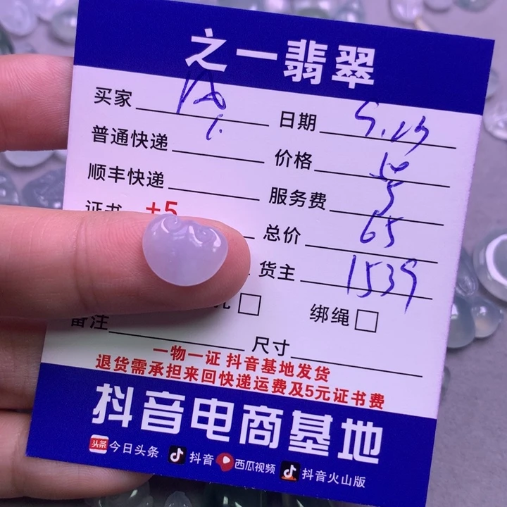 颈饰未镶嵌翡翠风*