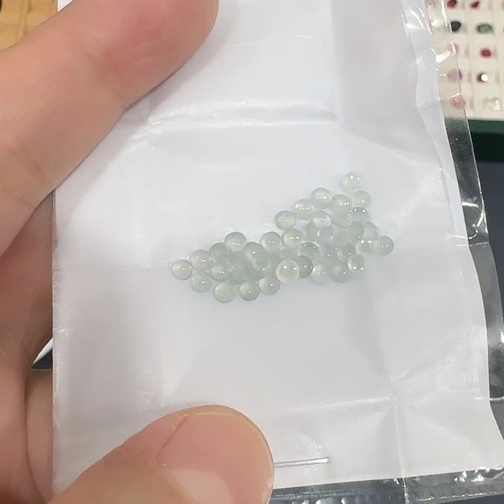 翡翠散珠翡翠A货天然