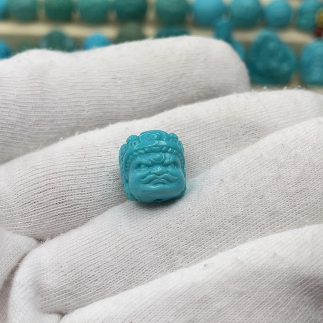 绿松石未镶嵌颈饰卡12.3-13-10.8