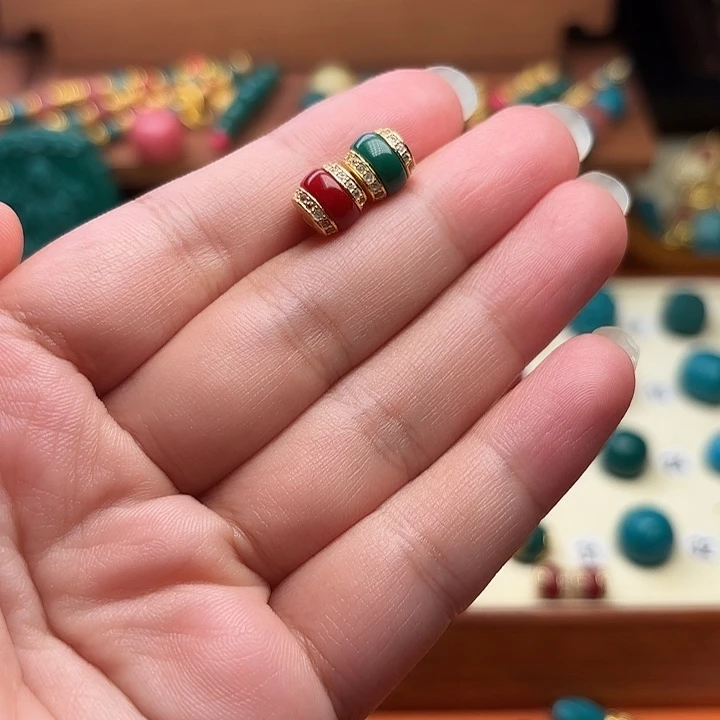 琉璃非金属汉堡珠