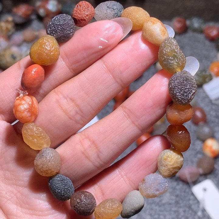 未镶嵌玛瑙/玉髓珠宝半成品