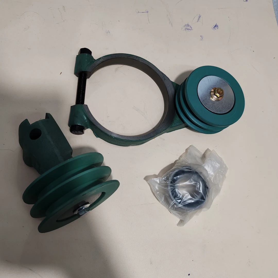 适用解放锡柴350-460马力29D发动机涨紧轮总成单轮轴承留行驶证