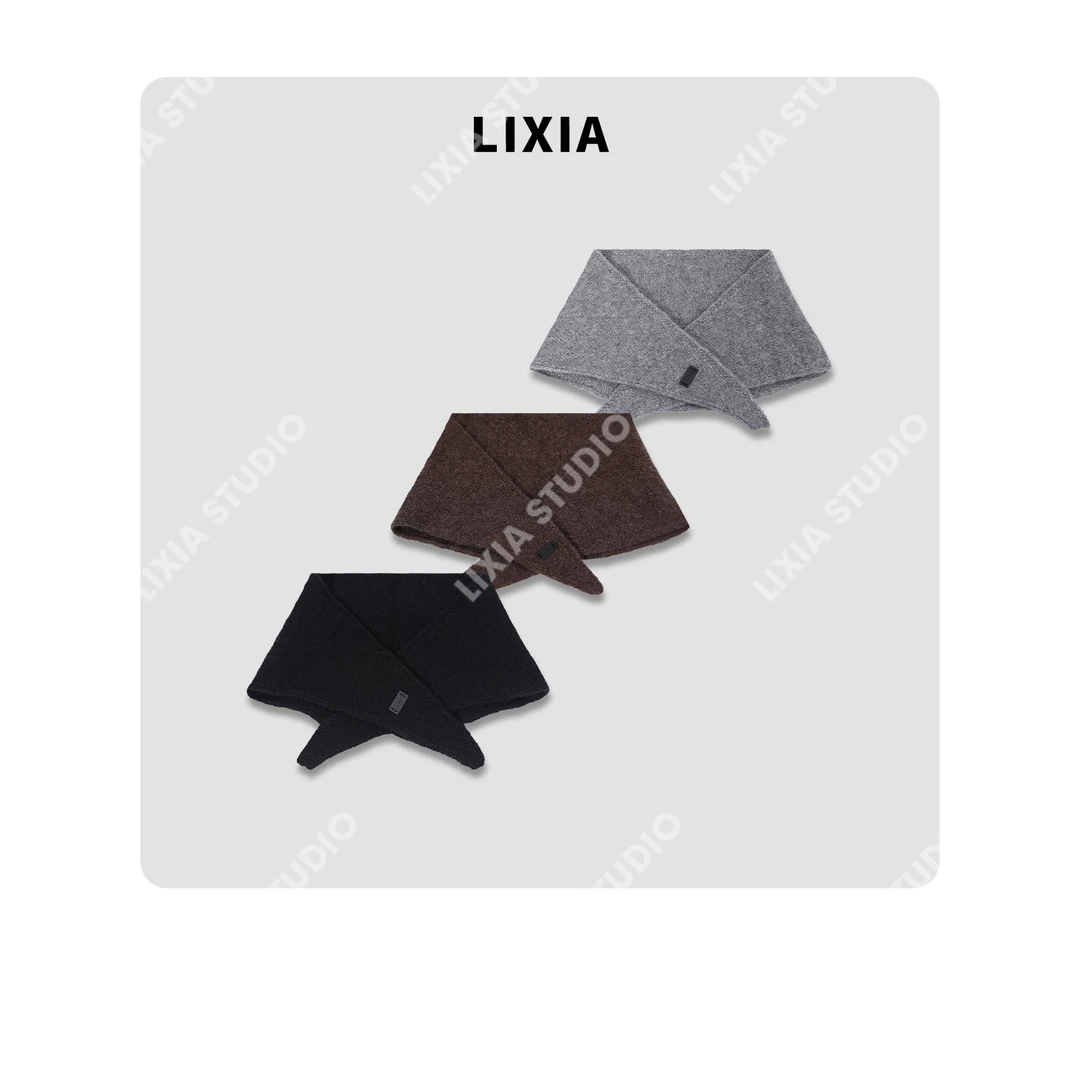 LIXIA【爱意】韩式气质款披肩保暖羊毛围巾-D9950