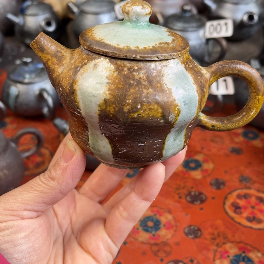 柴烧茶器主人杯杯柴烧
