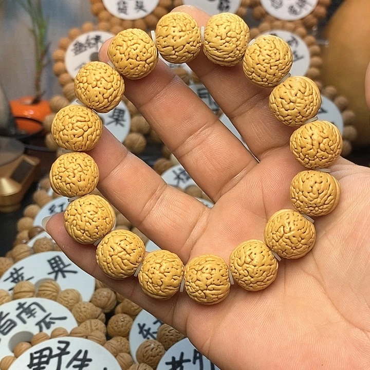 【闪购商品】风***上桃核手串虎皮手串