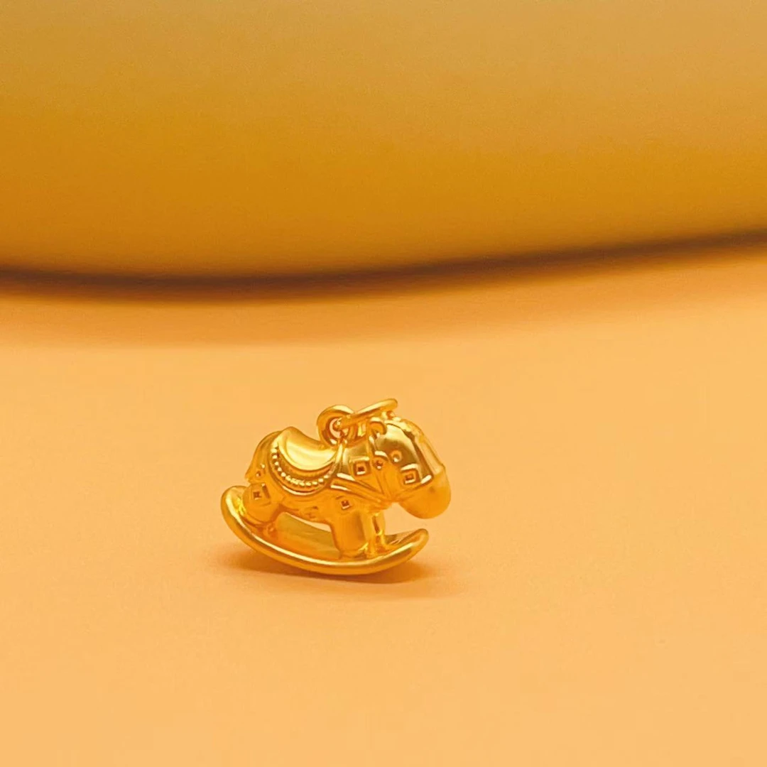 足金999摇摇马配件时尚经典款