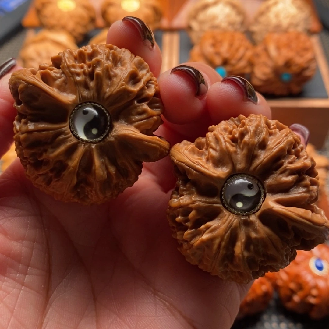 把件文玩核桃43尺全品宫灯狮子头