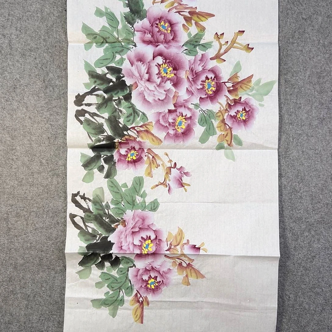 国画026 牡丹花等经济植物和花卉资源