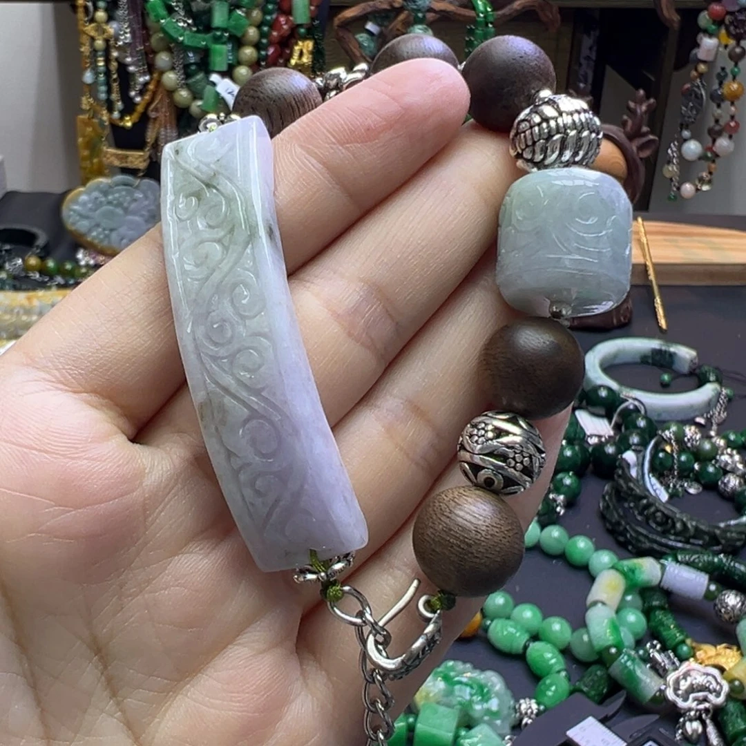 翡翠未镶嵌手链99