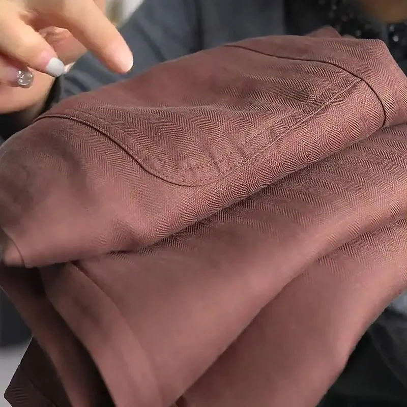 天丝亚麻直筒裤女2025夏季新款高腰垂感薄款休闲棉麻冰丝阔腿裤子