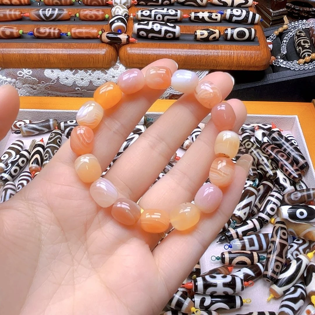 玛瑙/玉髓未镶嵌项链