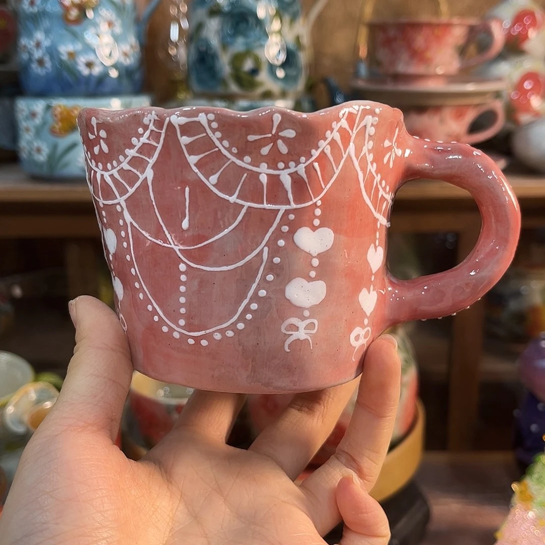 陶泥景德镇手工手绘高温釉下彩