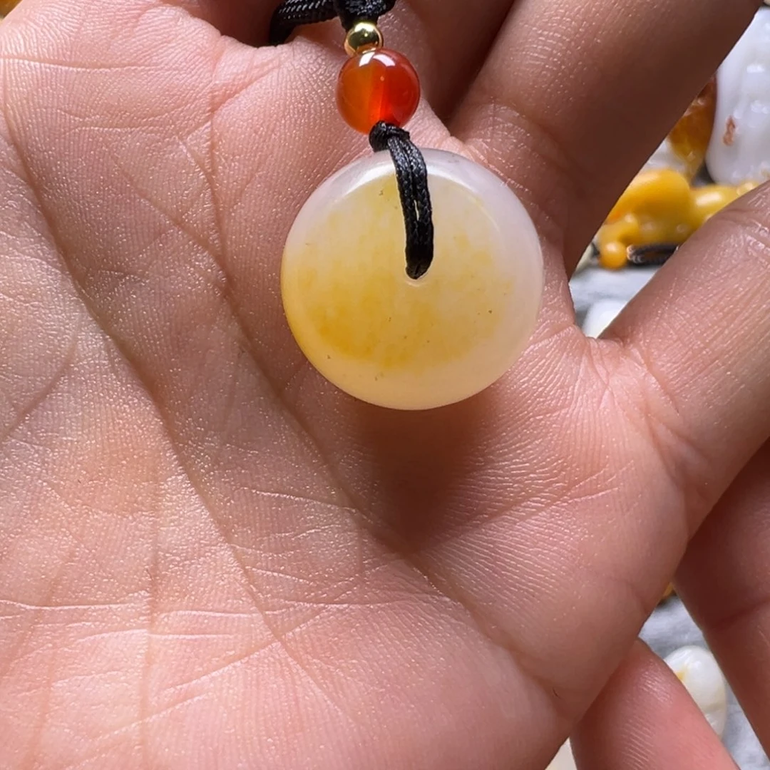 和田玉未镶嵌吊坠(不含链)