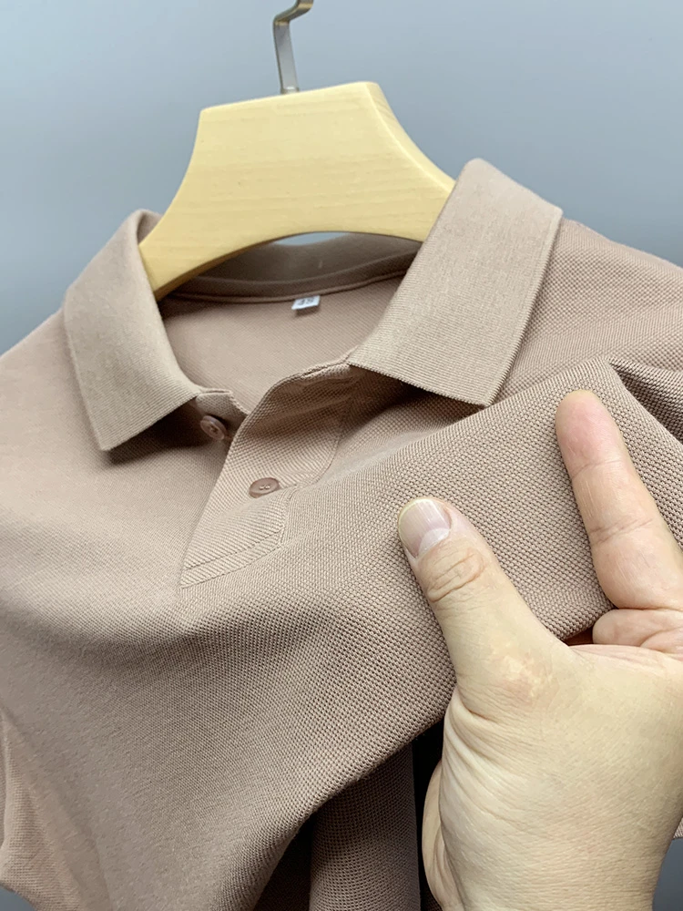 BOY NORMAN100%纯棉高档短袖polo衫男士夏季柔软舒适长绒棉宽松