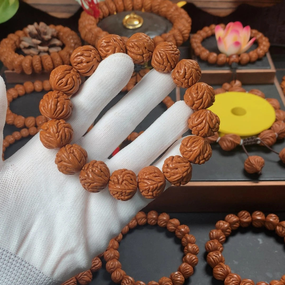 桃核吊坠空**外19刀锋单圈