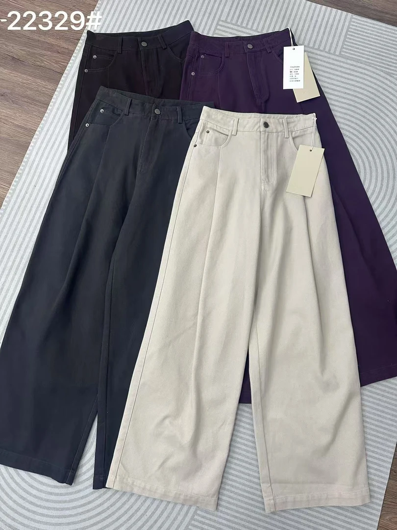 【春季十三行T台T-PLATFORM22329】女春款百搭韩版长裤