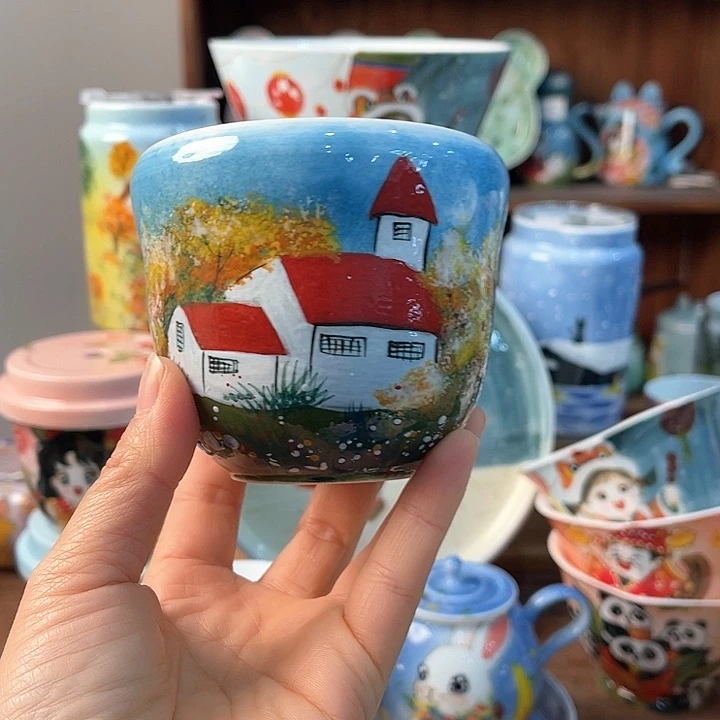 陶景德镇釉下手绘陶瓷