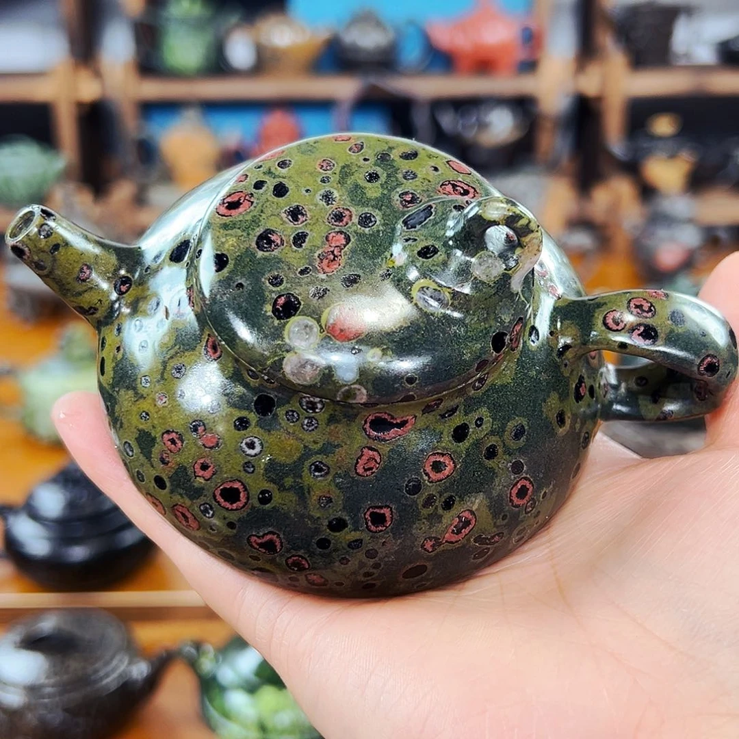 茶空间天然石料梅花玉阿*
