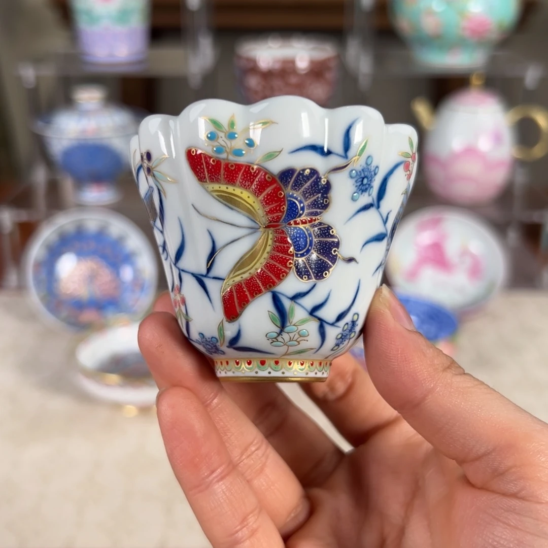 纯手工手绘 高端茶器